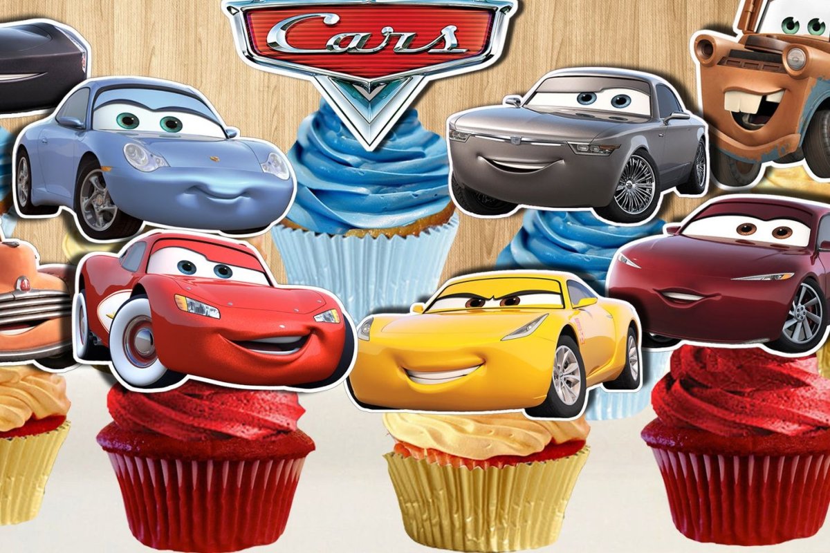 Топперы машинки для торта