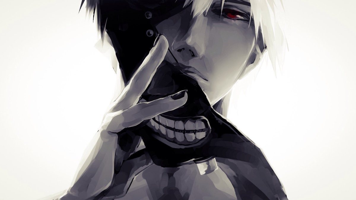 Аниме пацан Токийский гуль