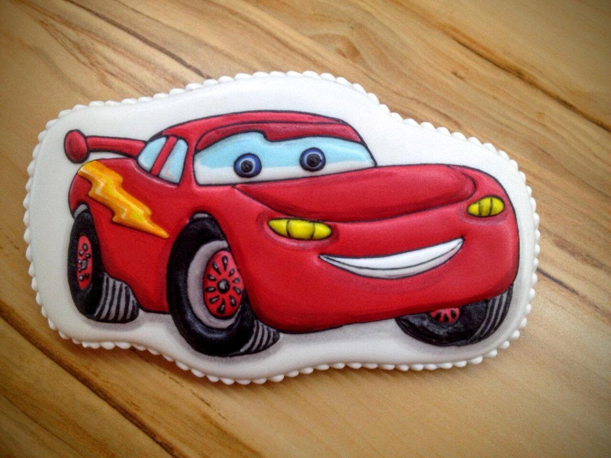 Цифра 4 Макквин молния Маккуин