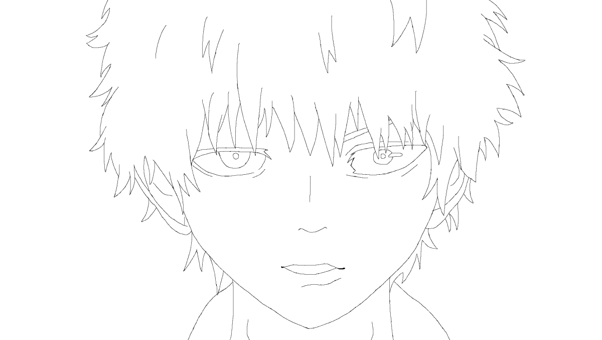 Канеки Кен контур