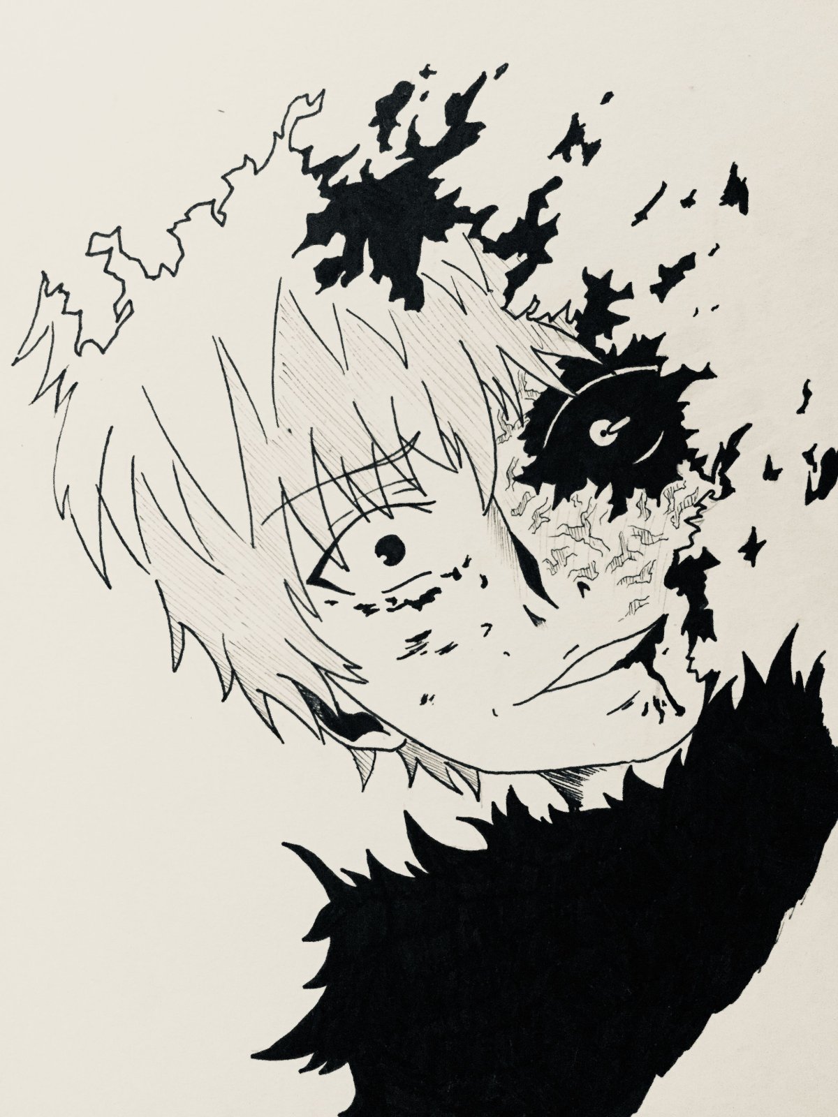 Канеки Кен набросок