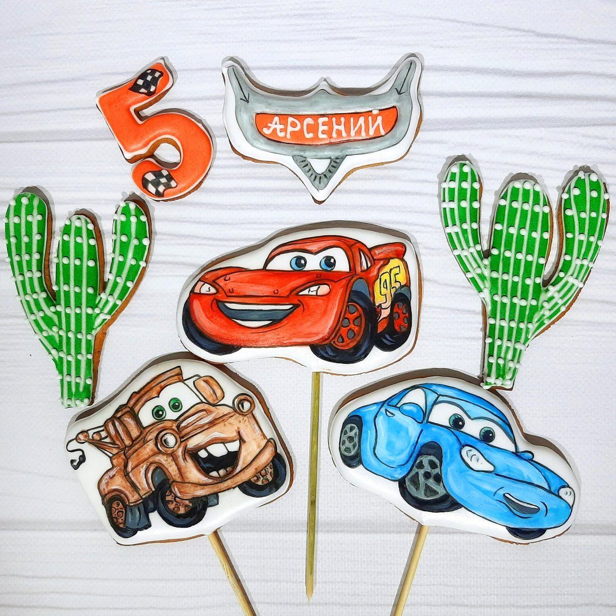 Торт Тачки Маккуин