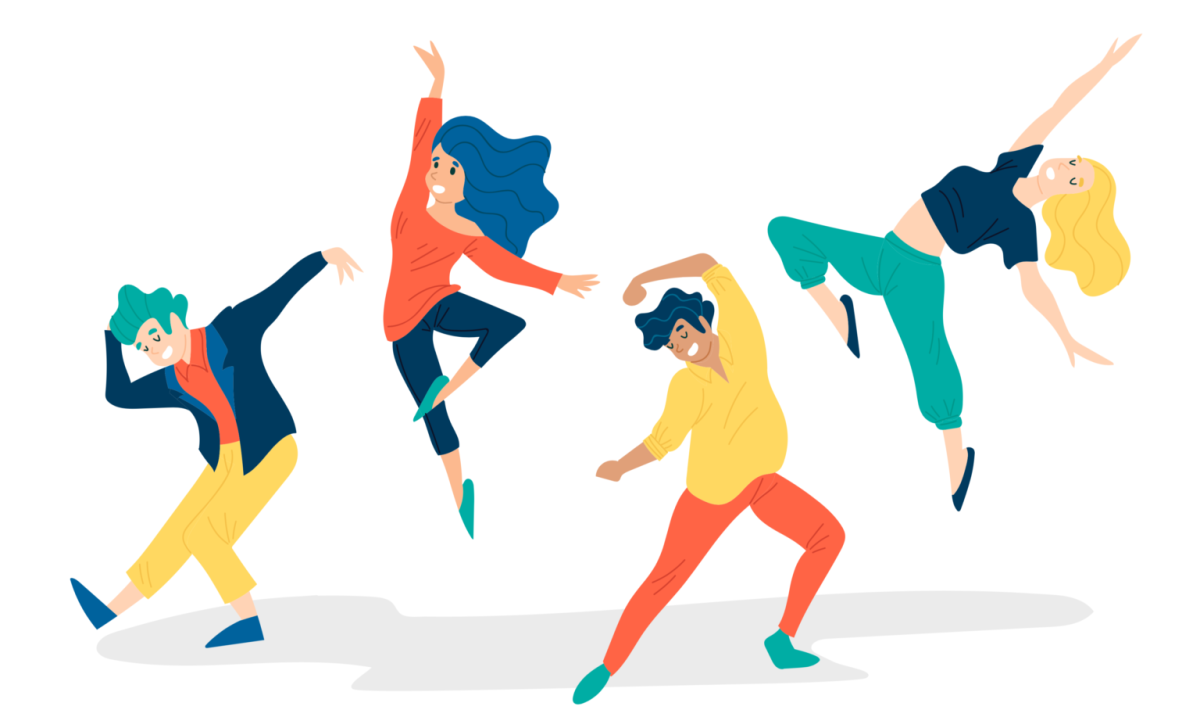 Танцующие люди