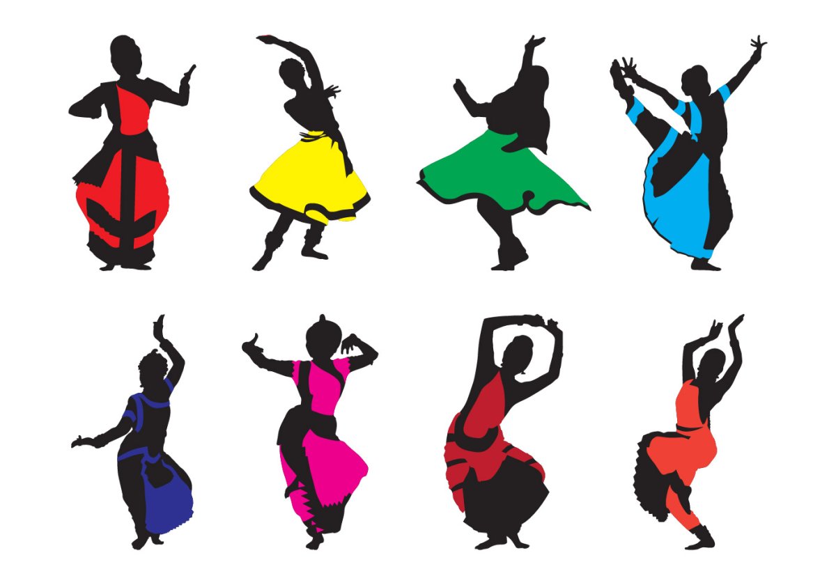 Танцующие фигуры стилизованные