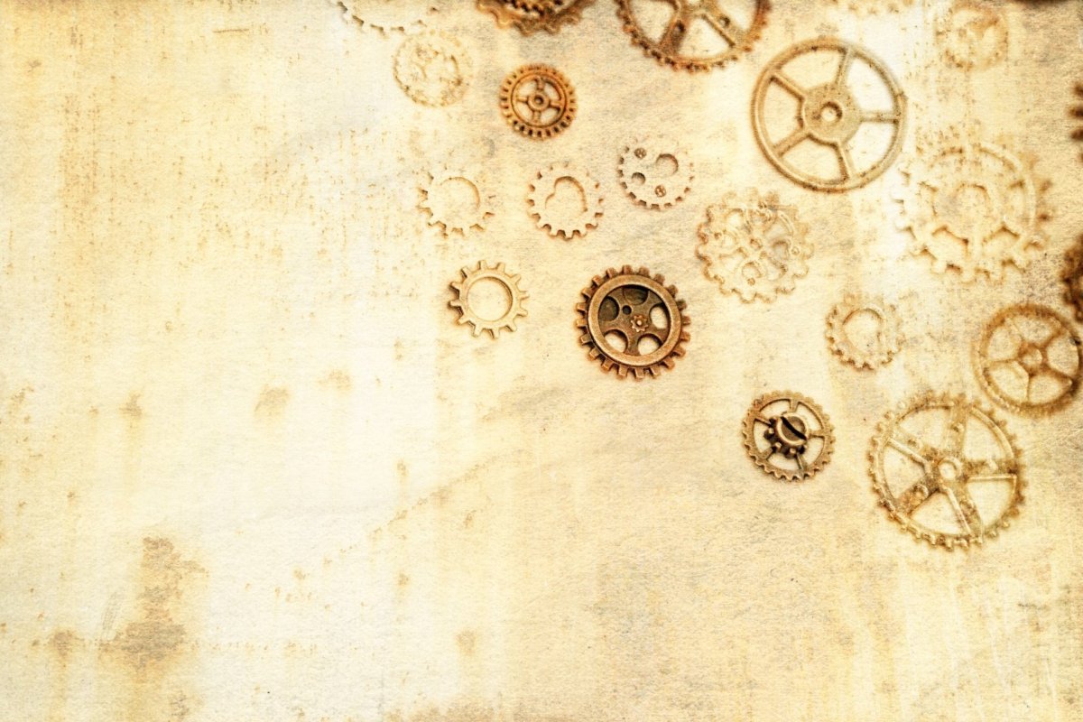 Фон в стиле стимпанк