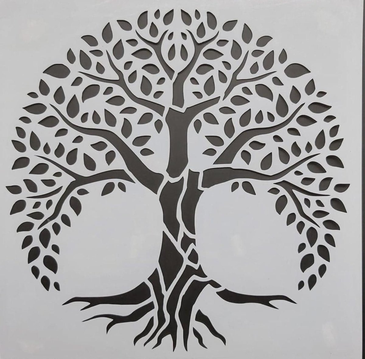 Трафарет "дерево"