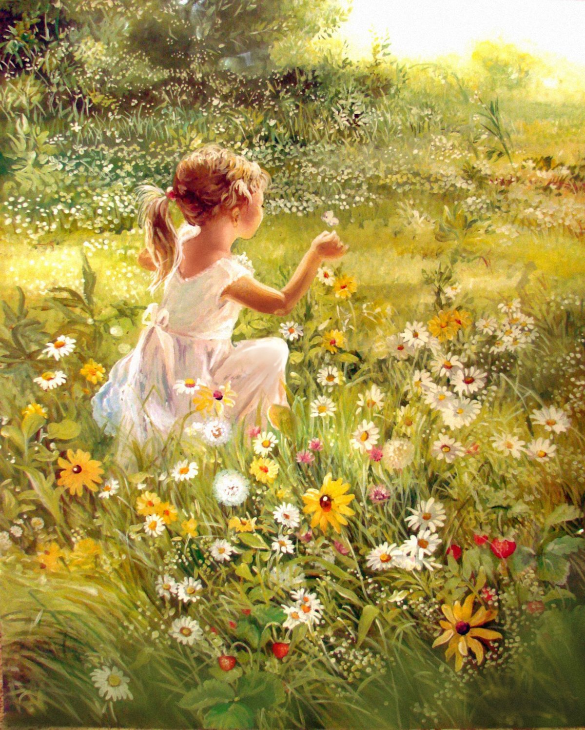 Дети на море