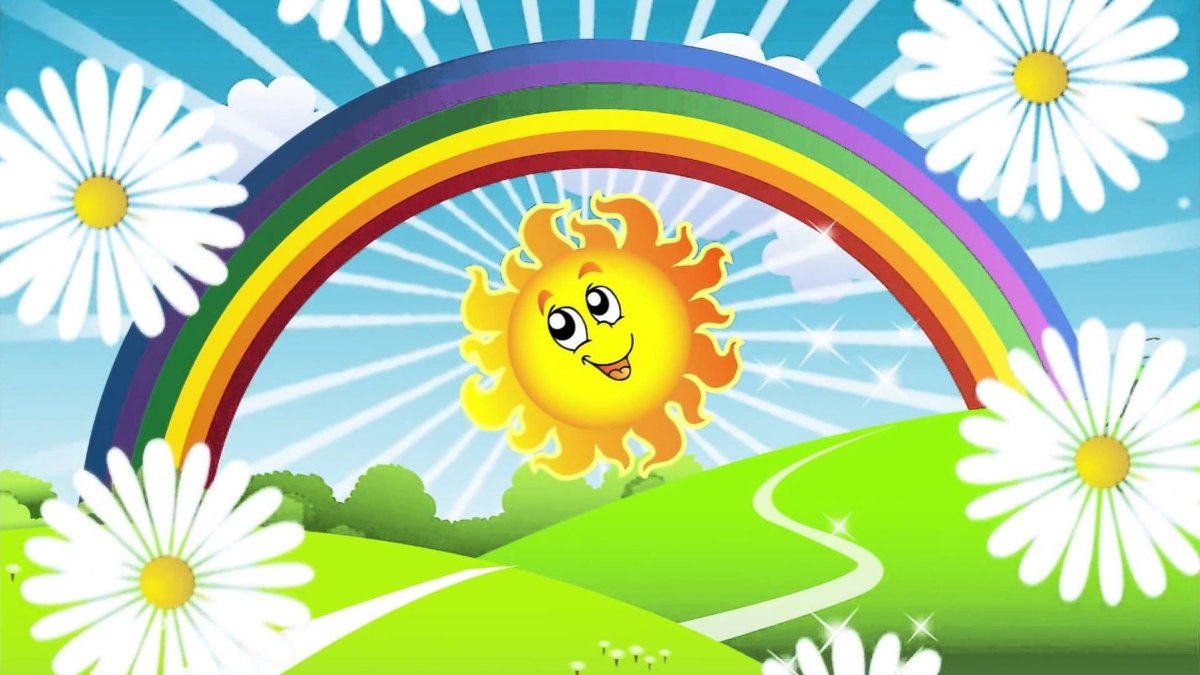 Пейзаж с подсолнухами