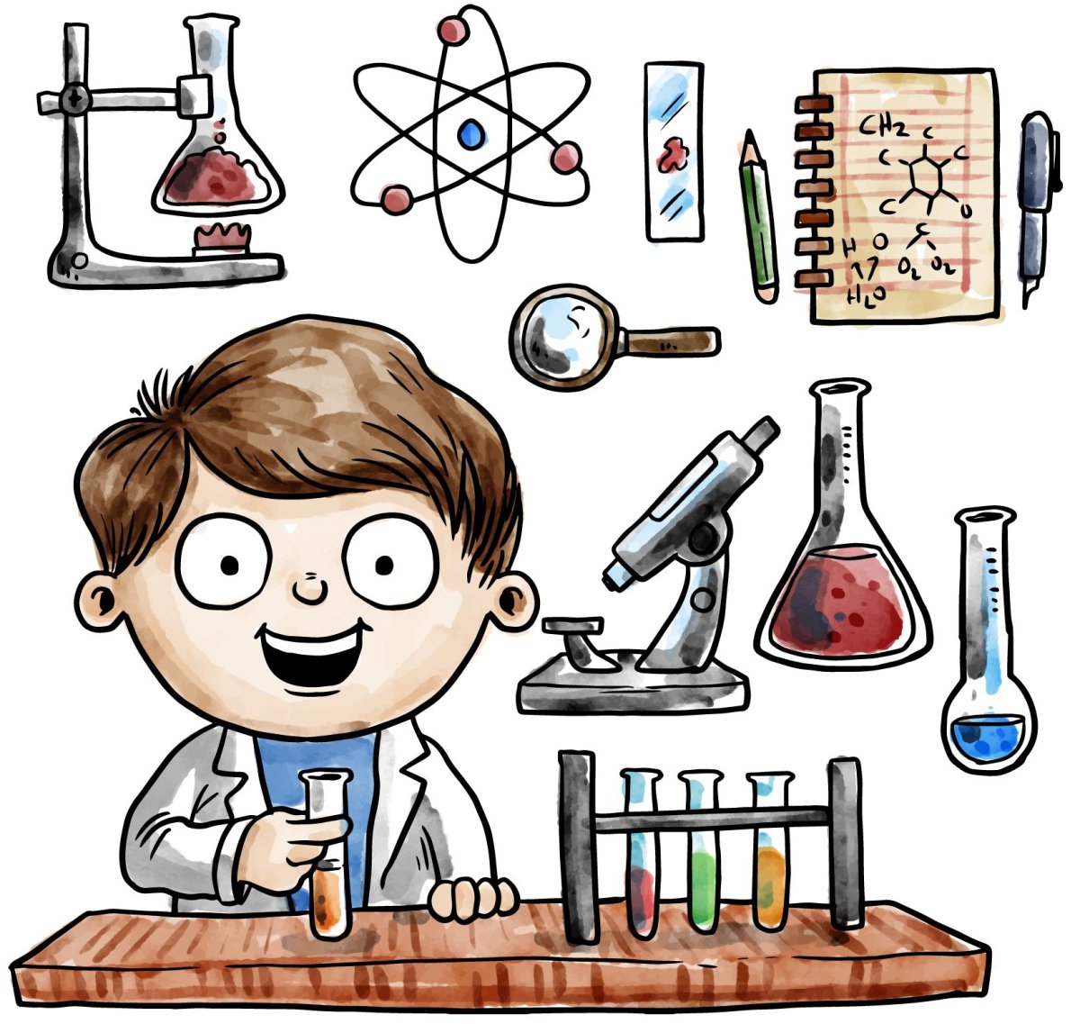 Химия иллюстрации