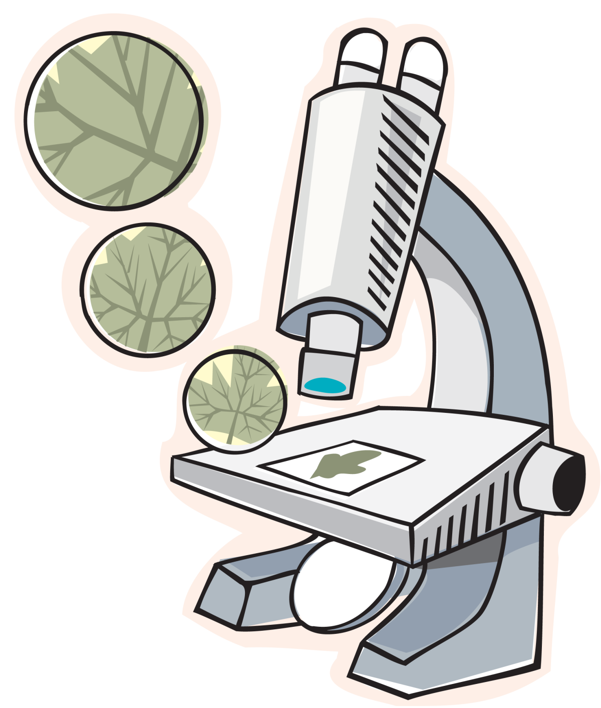 Микроскоп мультяшный