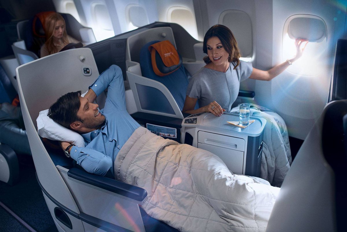 Полет бизнес классом