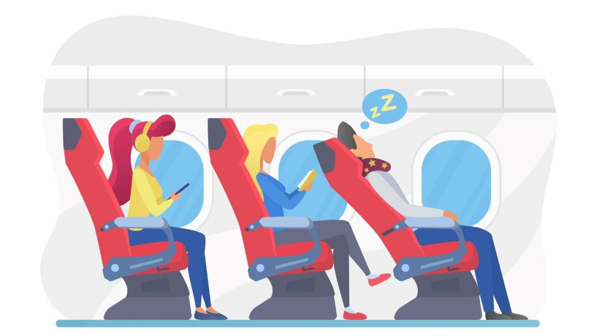 Самолет пассажиры вектор