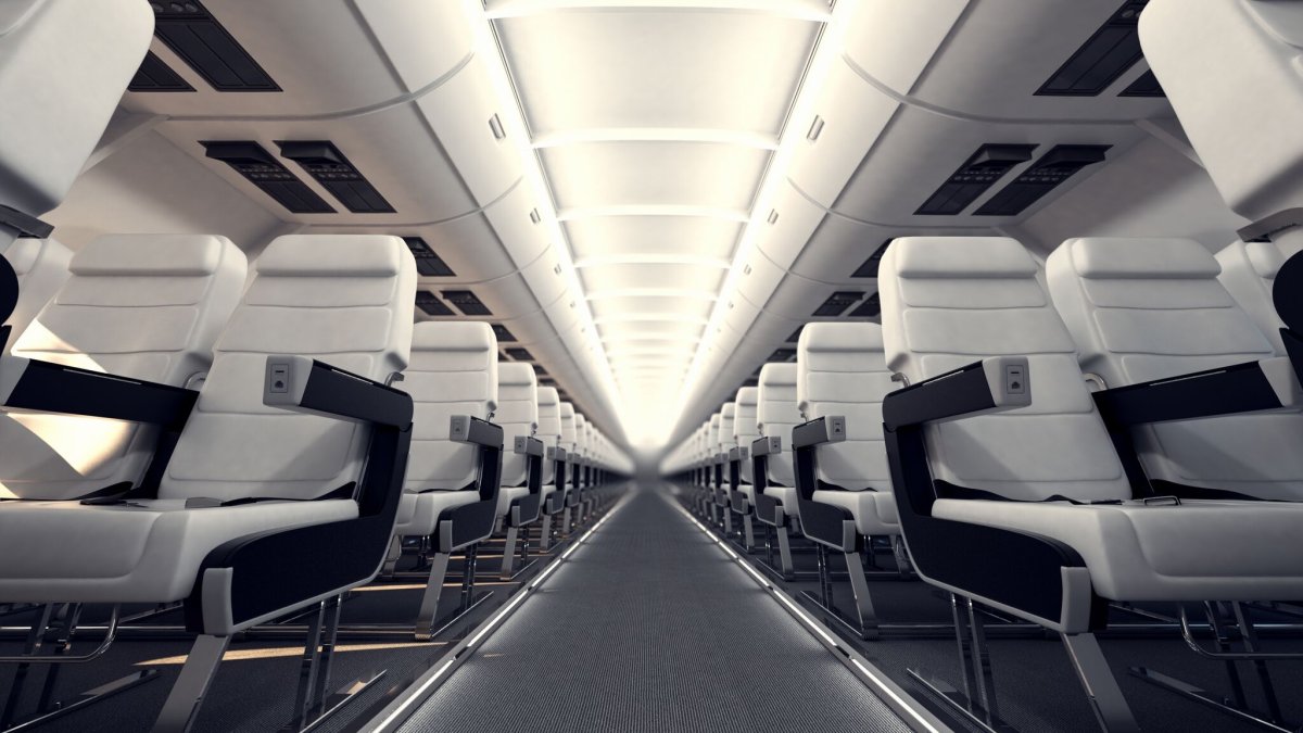 Аварийное освещение в самолете