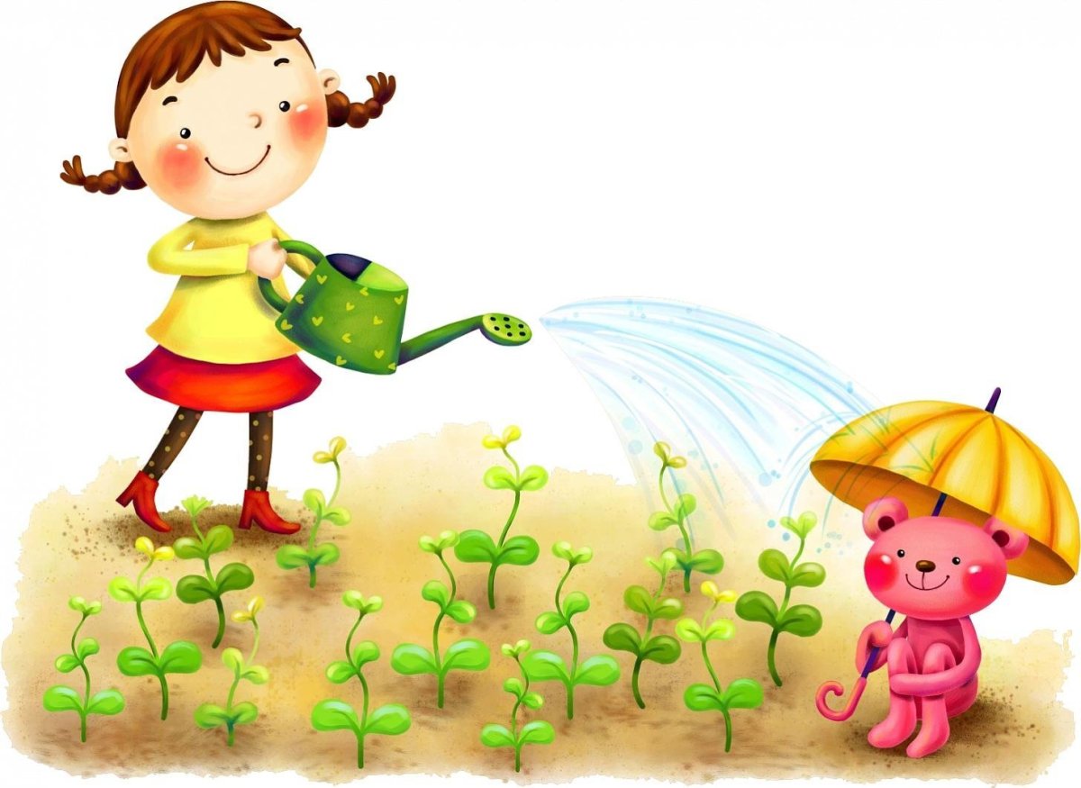 Фон огород для детей