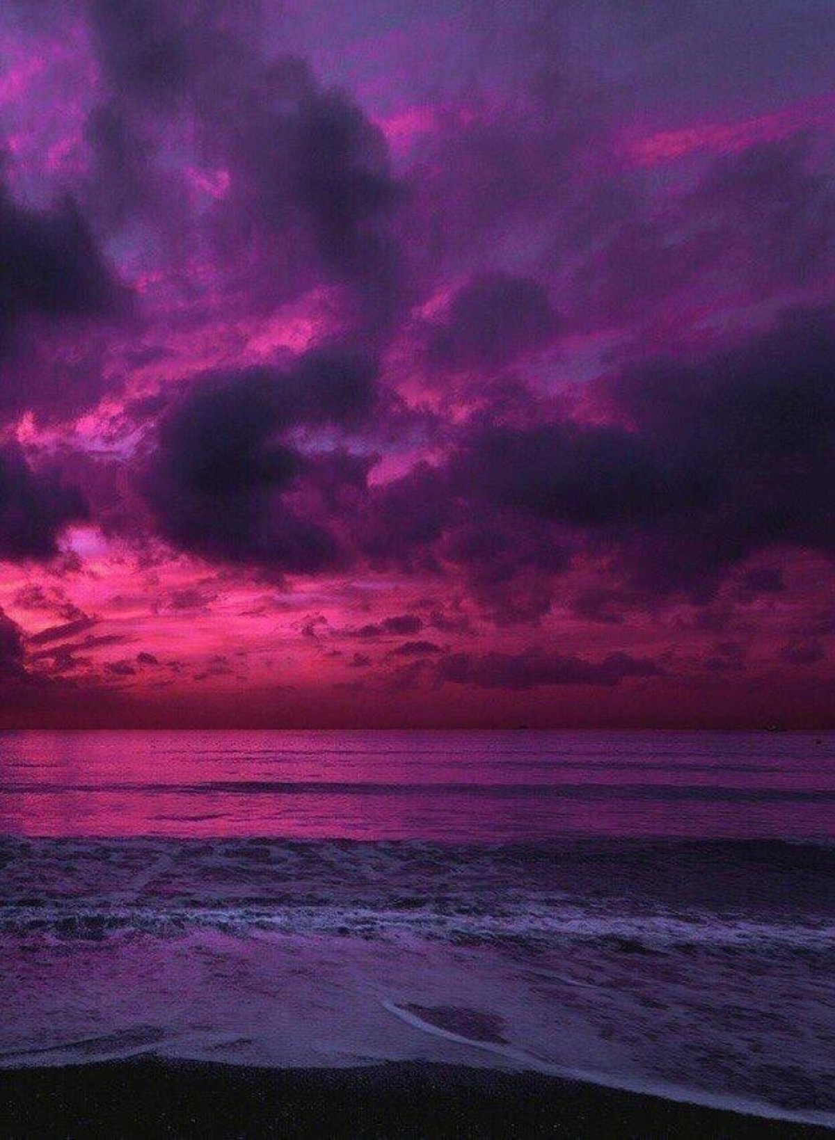 Фиолетовое небо