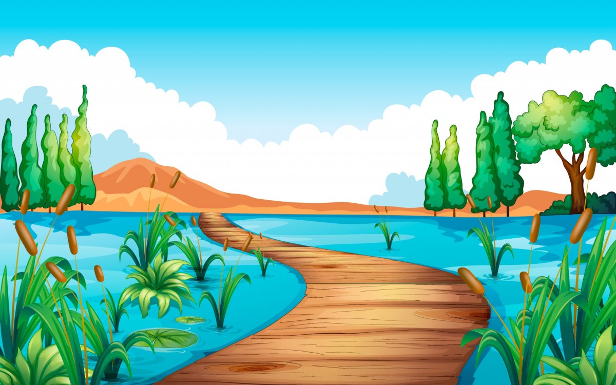 Нарисовать реку