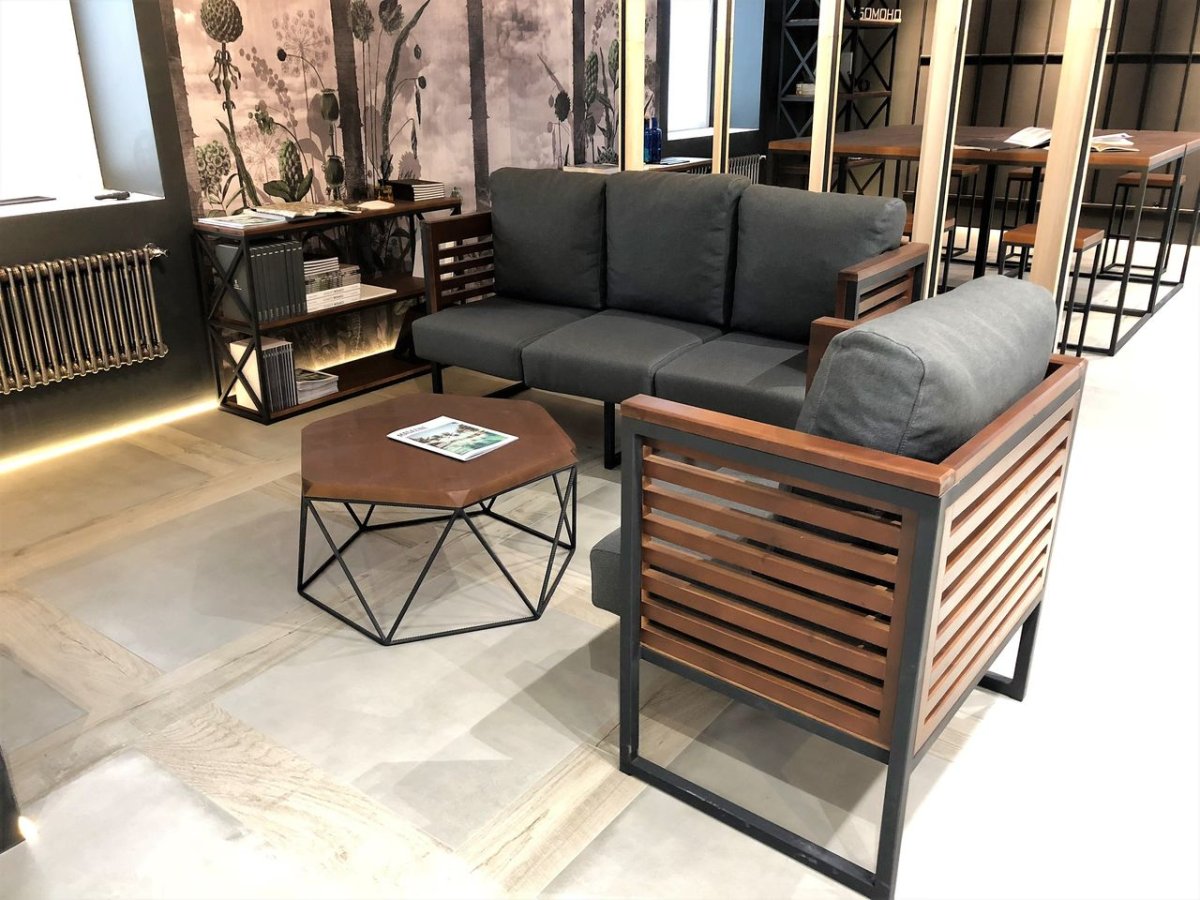 Диван лофт металл дерево