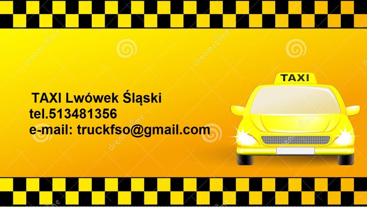 Визитка такси машина