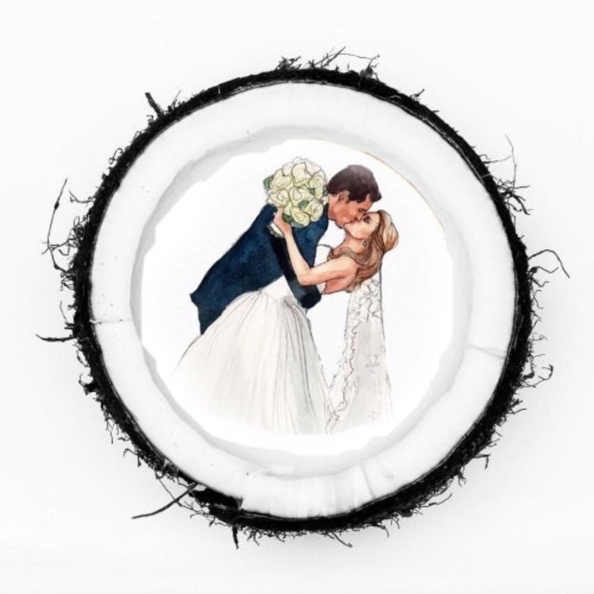 Жених и невеста мультяшные