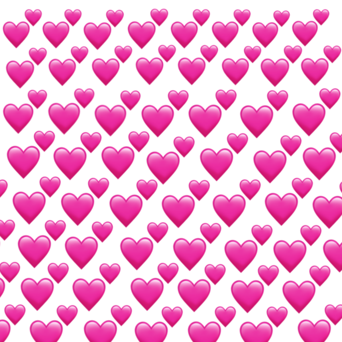 Розовое сердце