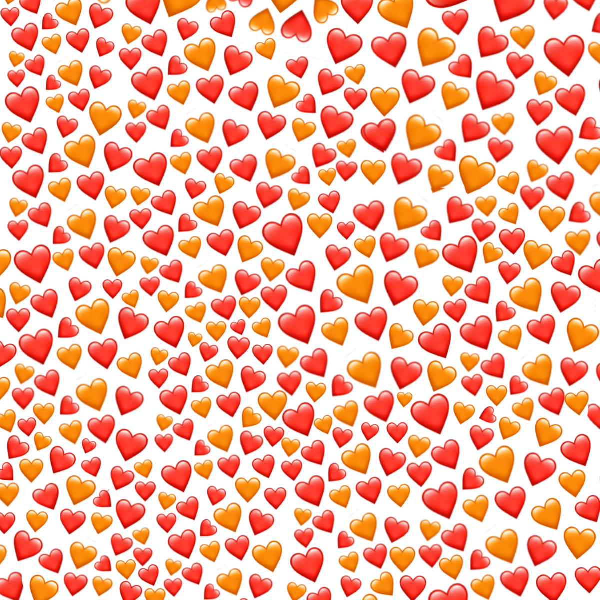 Много сердечек