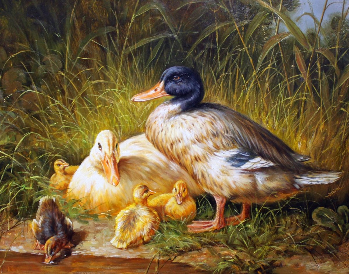 Охотник в лодке