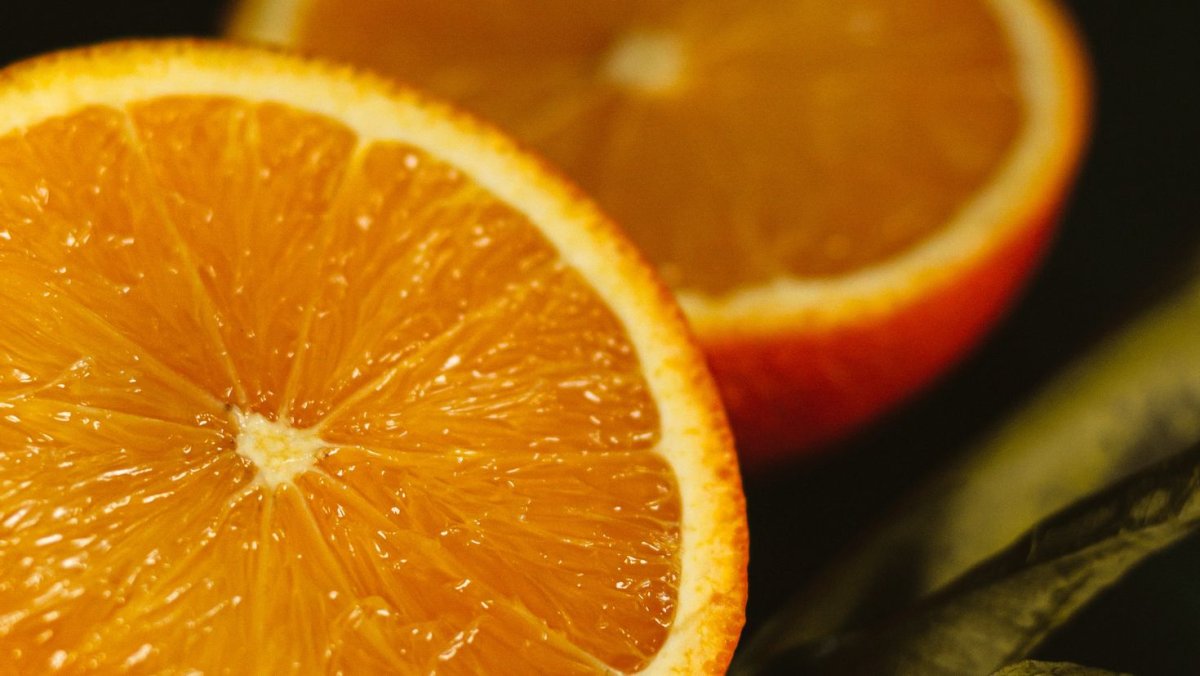 Апельсин макро