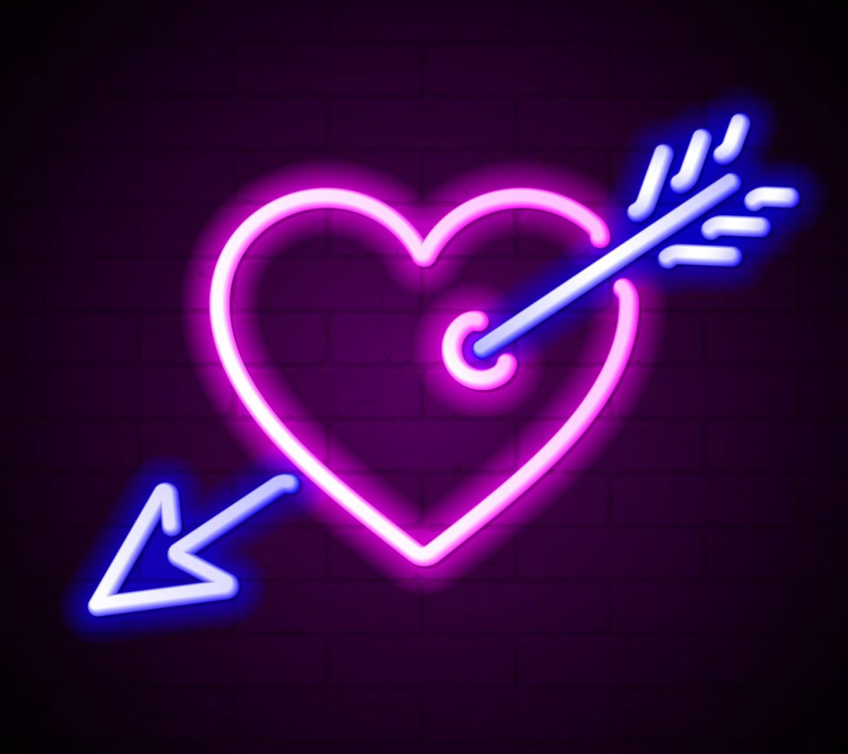 Сердце из неона