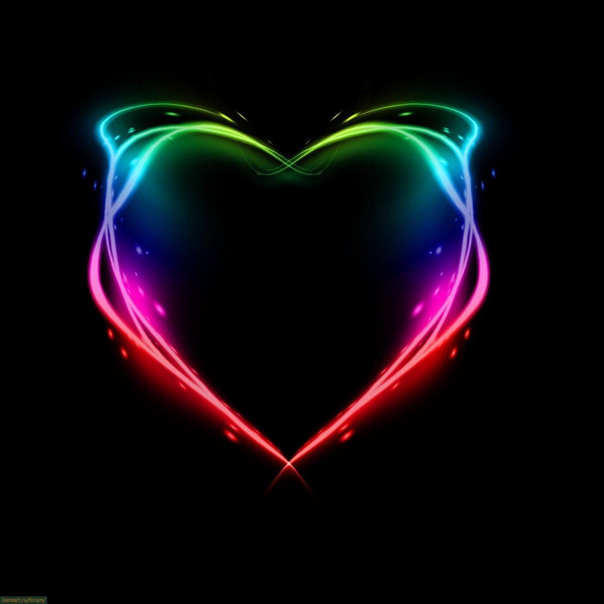 Неоновое сердце