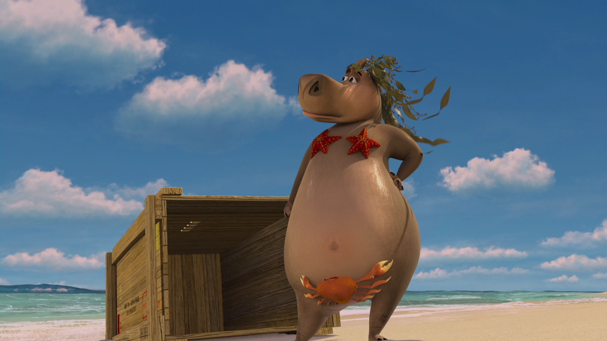 Бегемот Глория из Мадагаскара