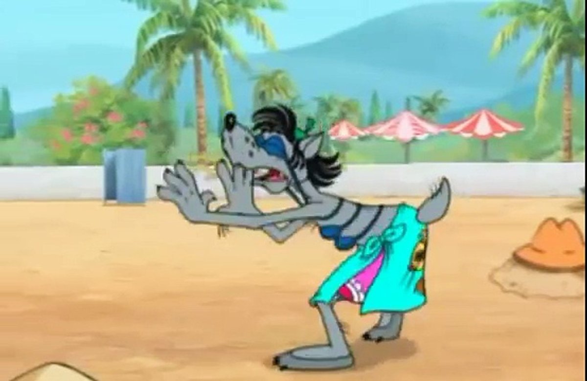 Ну погоди мультфильм на пляже