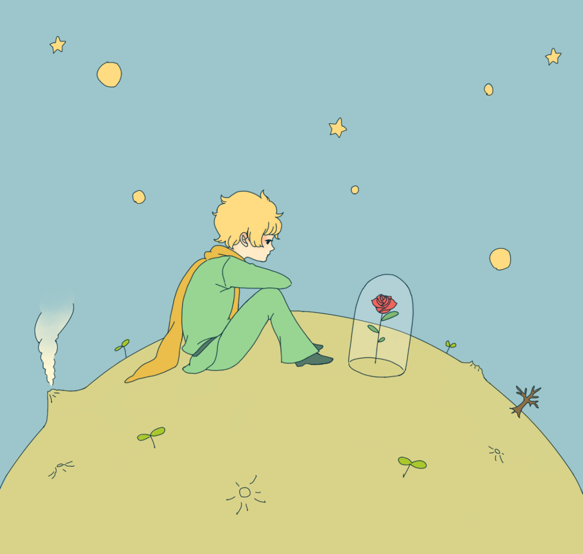 Маленький принц арт Экзюпери