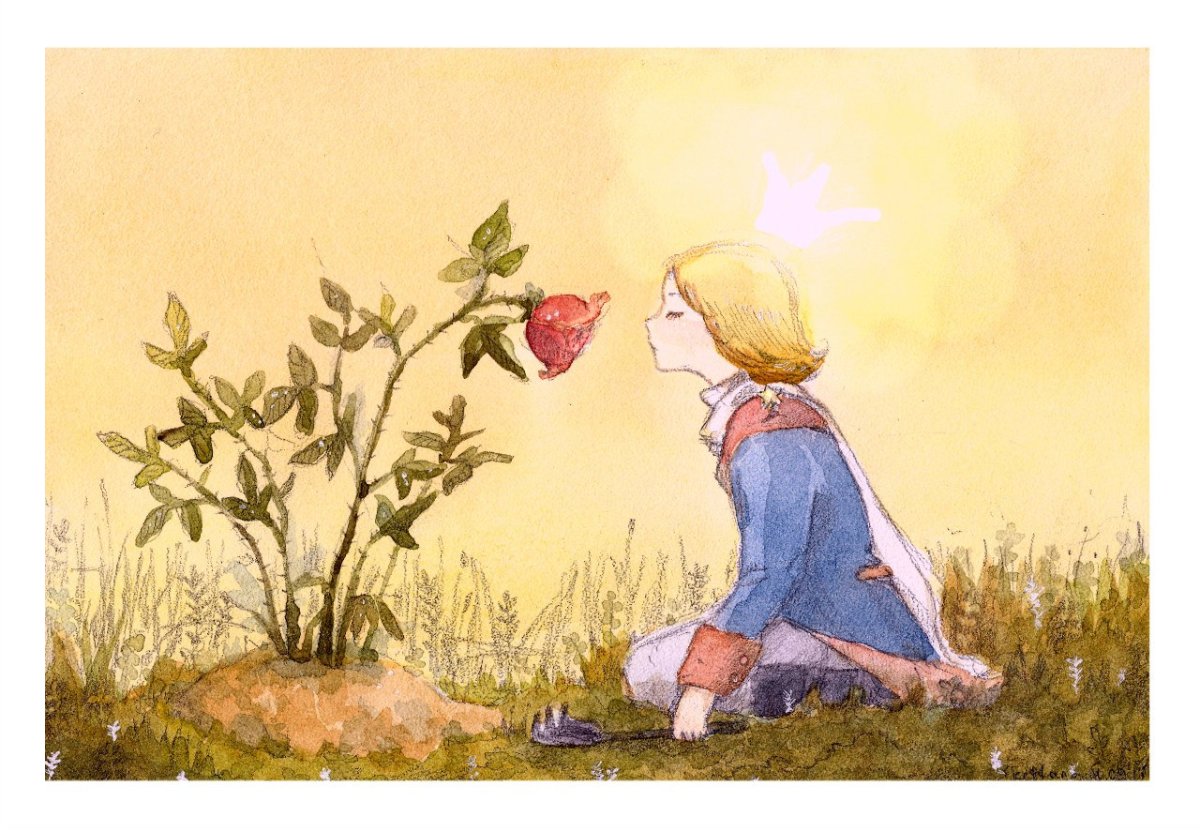 Маленький принц и роза