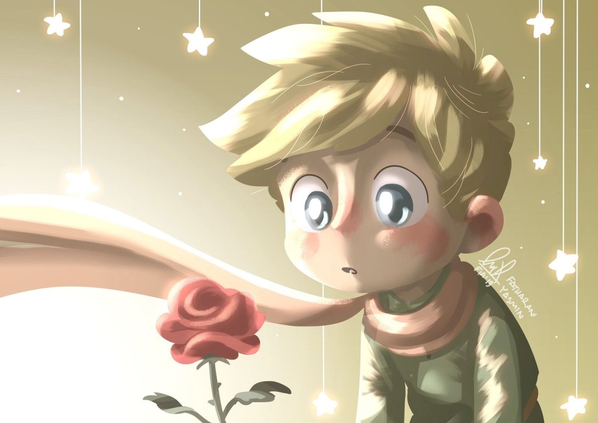 Маленький принц и роза