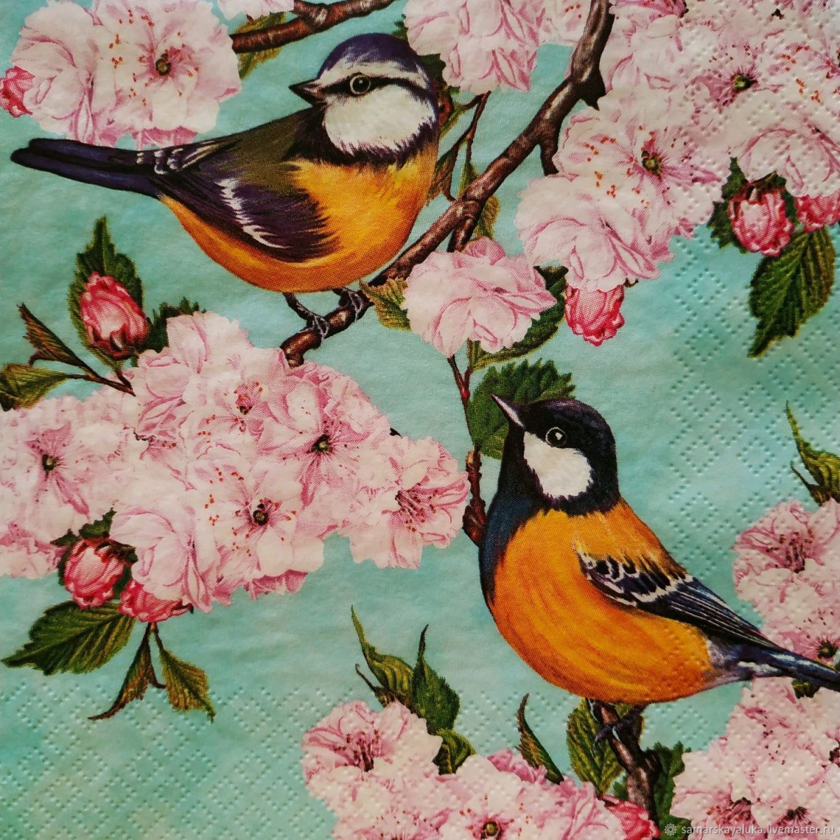 Салфетки для декупажа птички