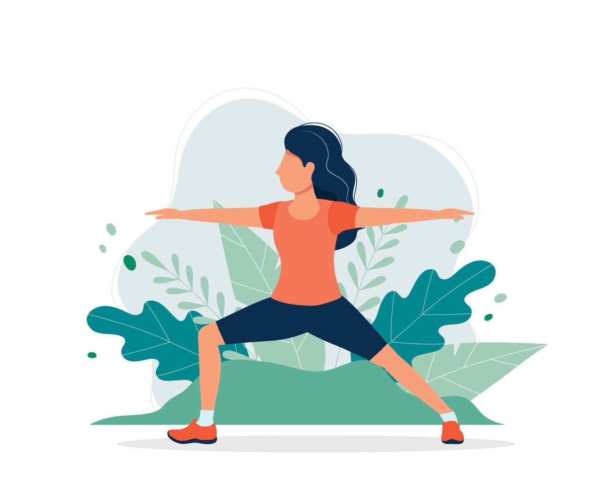 Здоровый образ жизни вектор