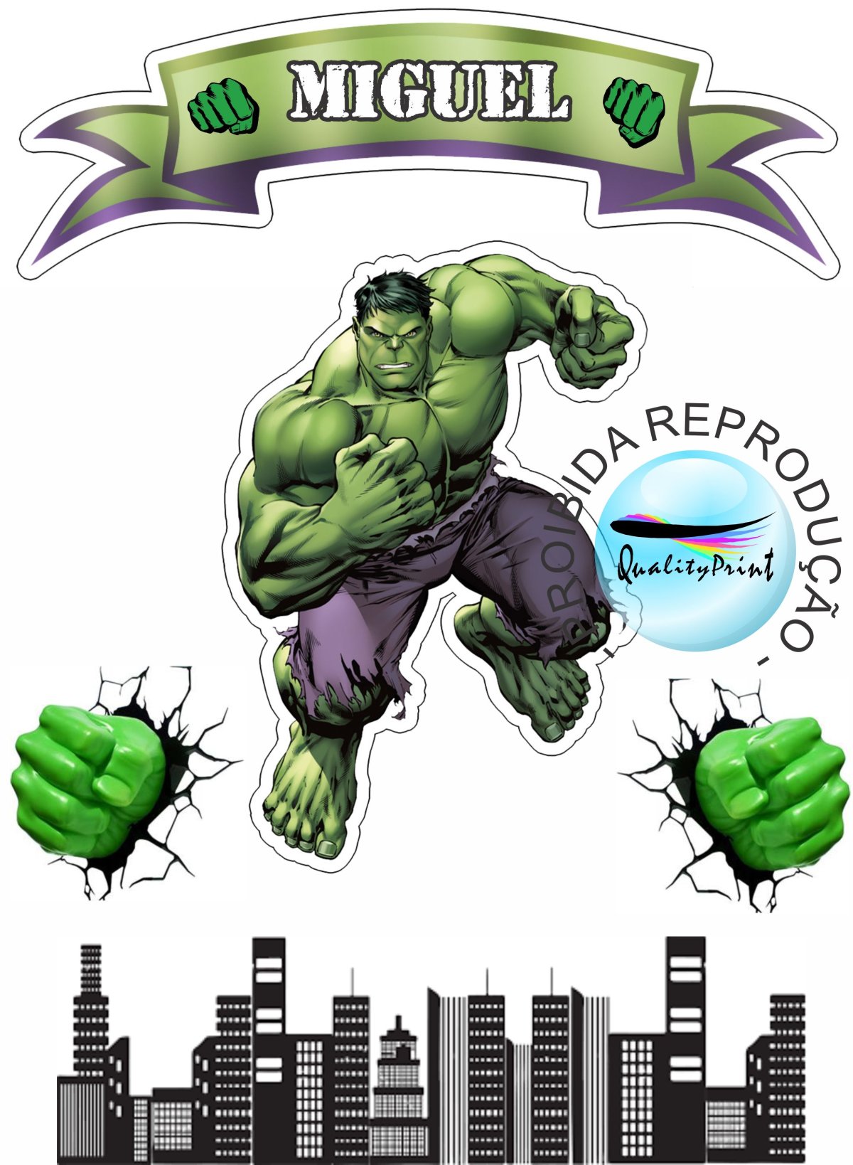 Халк картинки на торт для печати