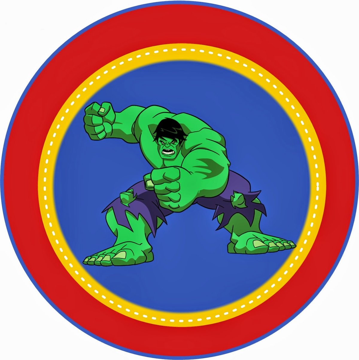 Наклейки Халк