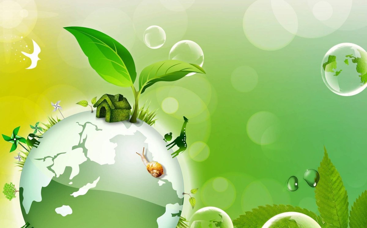 Фон для презентации по экологии для дошкольников