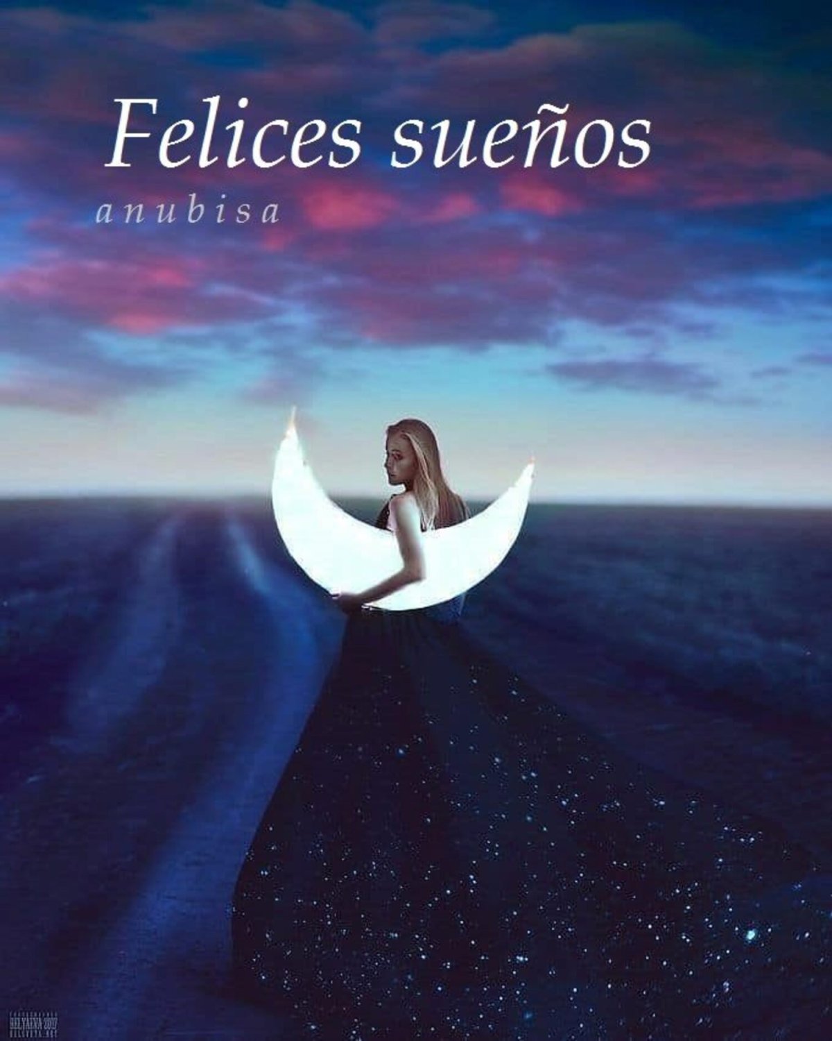 Сюрреализм девушка Луна