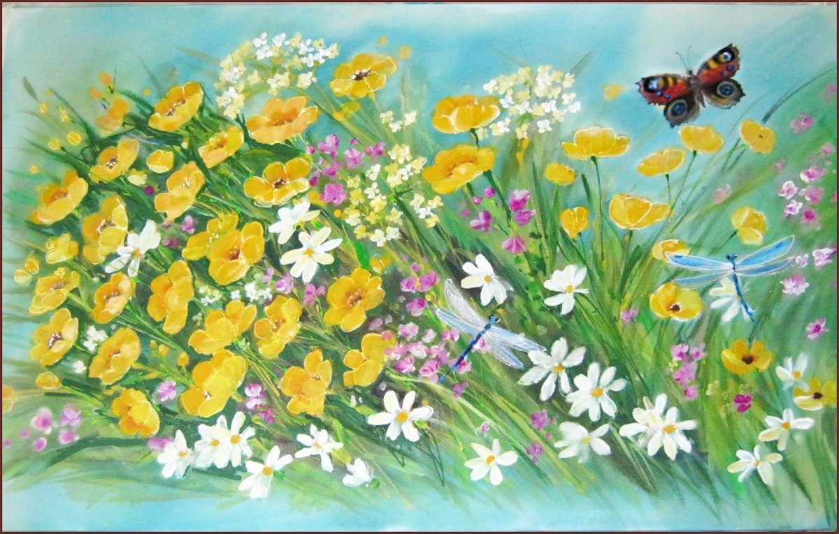 Трава рисунок