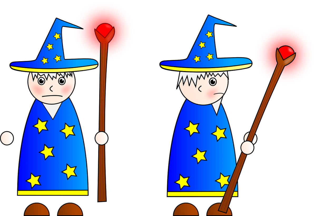 Волшебник с палочкой