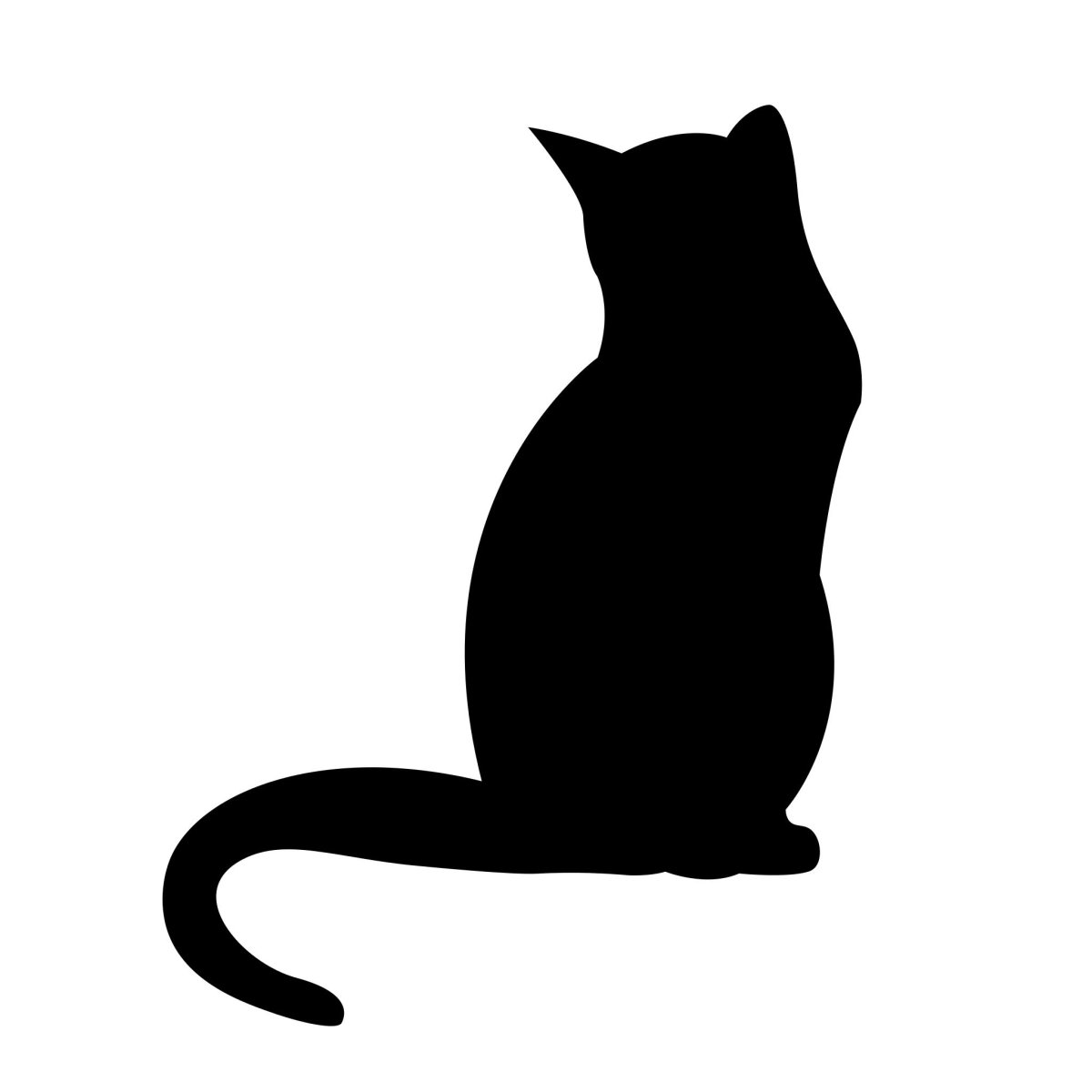 Силуэт кошки