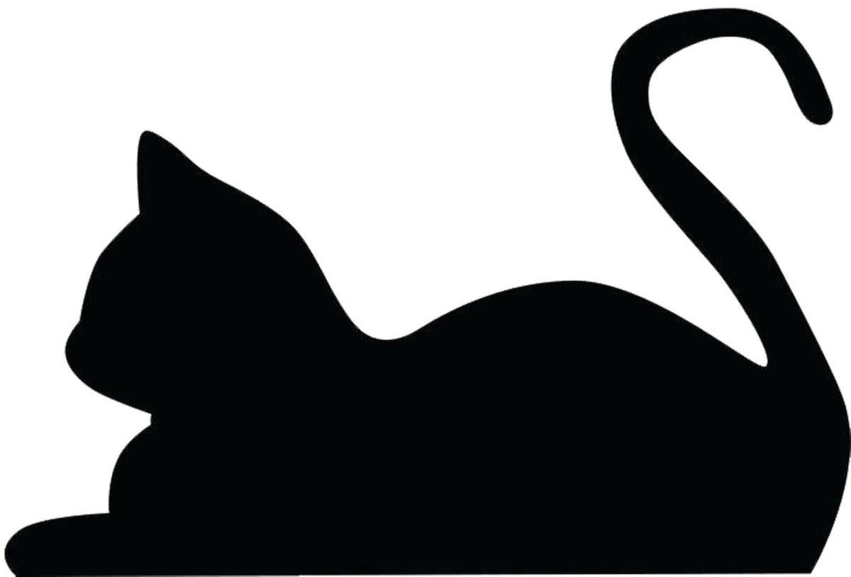 Трафарет кошки