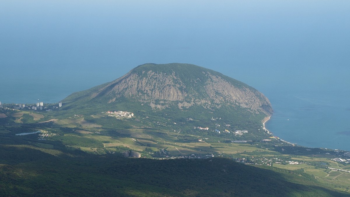 Рельеф горы Аю Даг