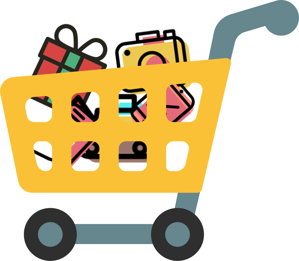 Эмодзи тележка