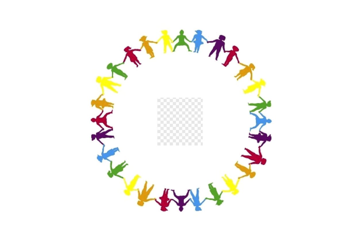 Дети разных народов в хороводе