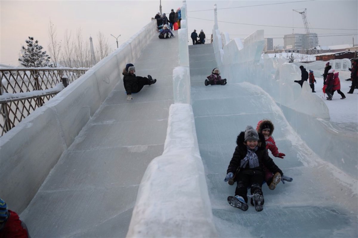 Сады мечты Красноярск ледяные горки