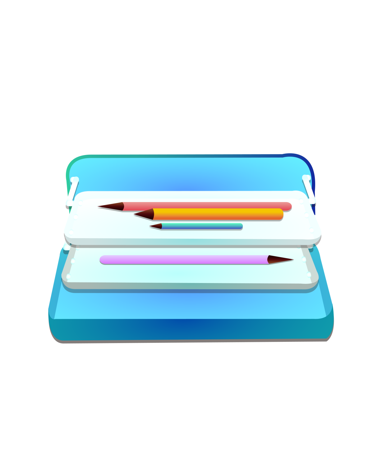 Пенал школьный мультяшный