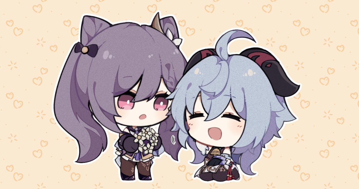 Обои Геншин Чиби